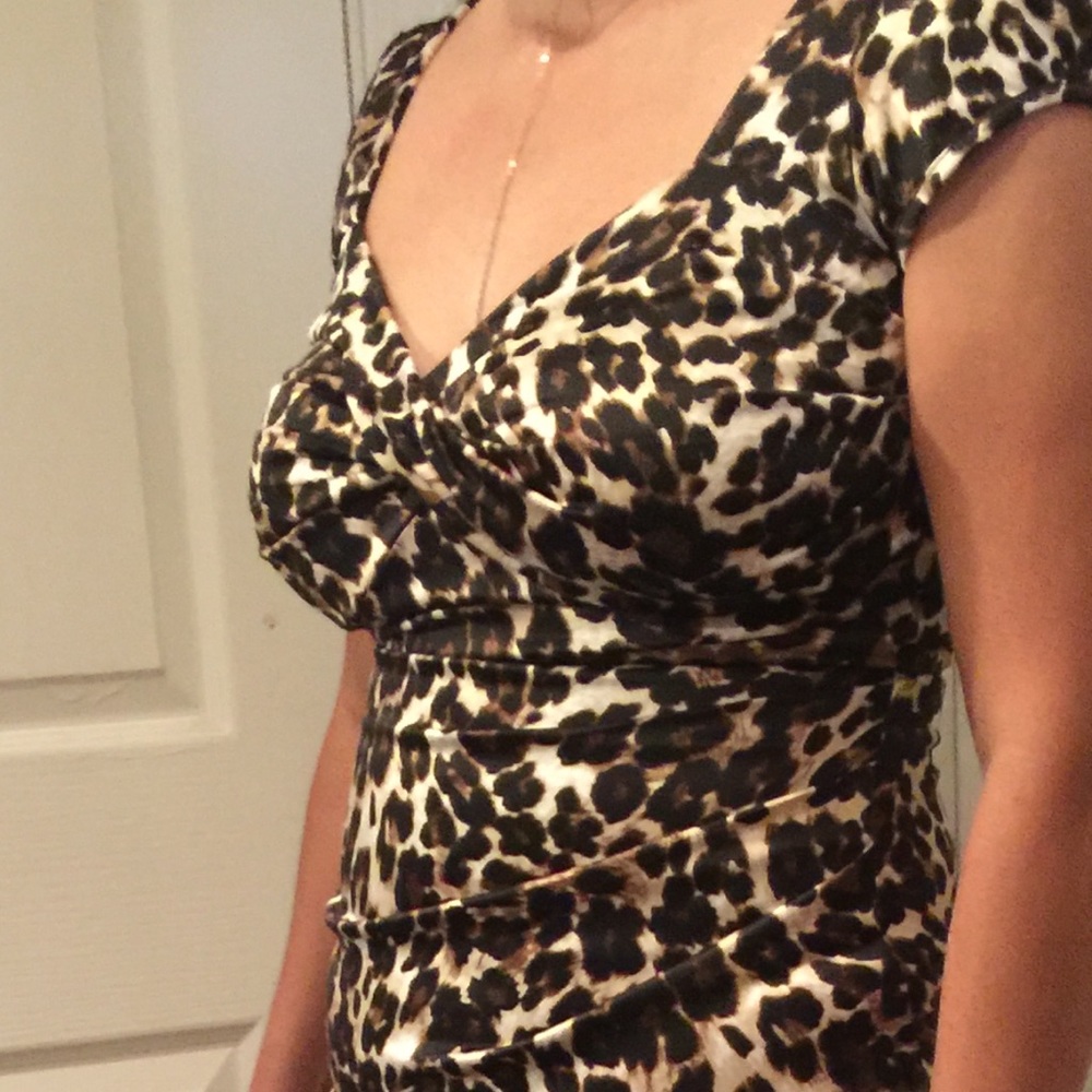 Leopard print dress